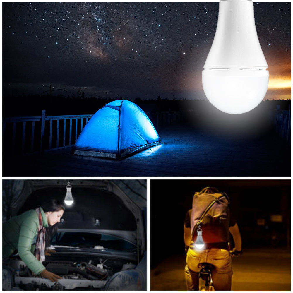 R70 12W LED Emergency Light Bulb – Fast Charging, Built-in Battery
