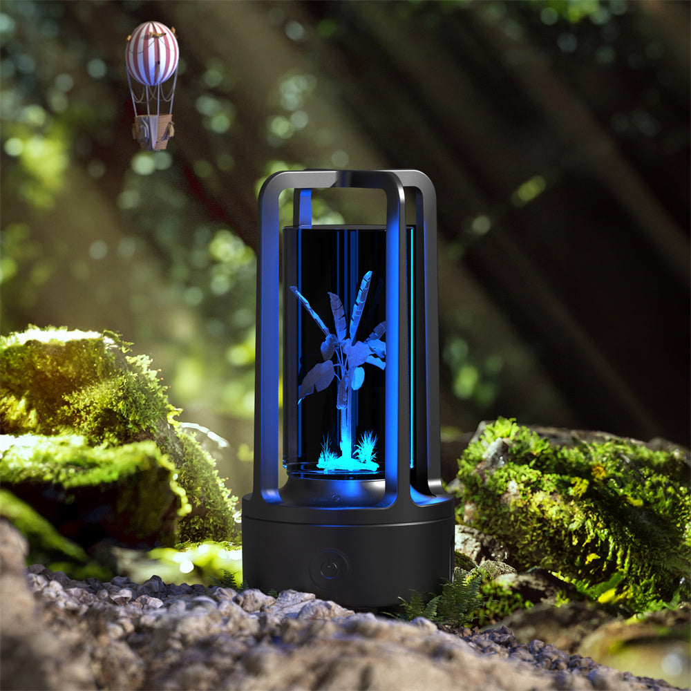 Creative 2-in-1 Crystal Lamp & Bluetooth Speaker – Touch Night Light Gift