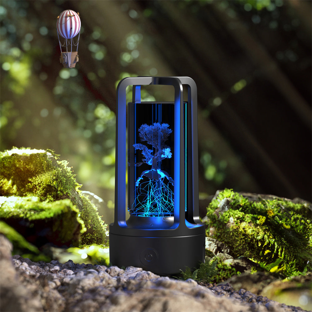 Creative 2-in-1 Crystal Lamp & Bluetooth Speaker – Touch Night Light Gift