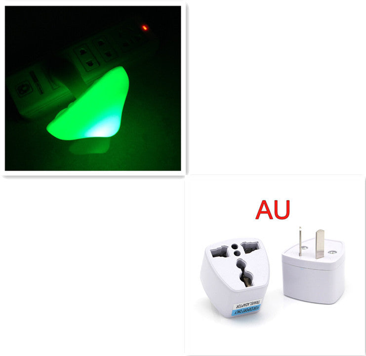 LED Mushroom Night Light with Sensor, Warm White EU/US Plug Wall Lamp