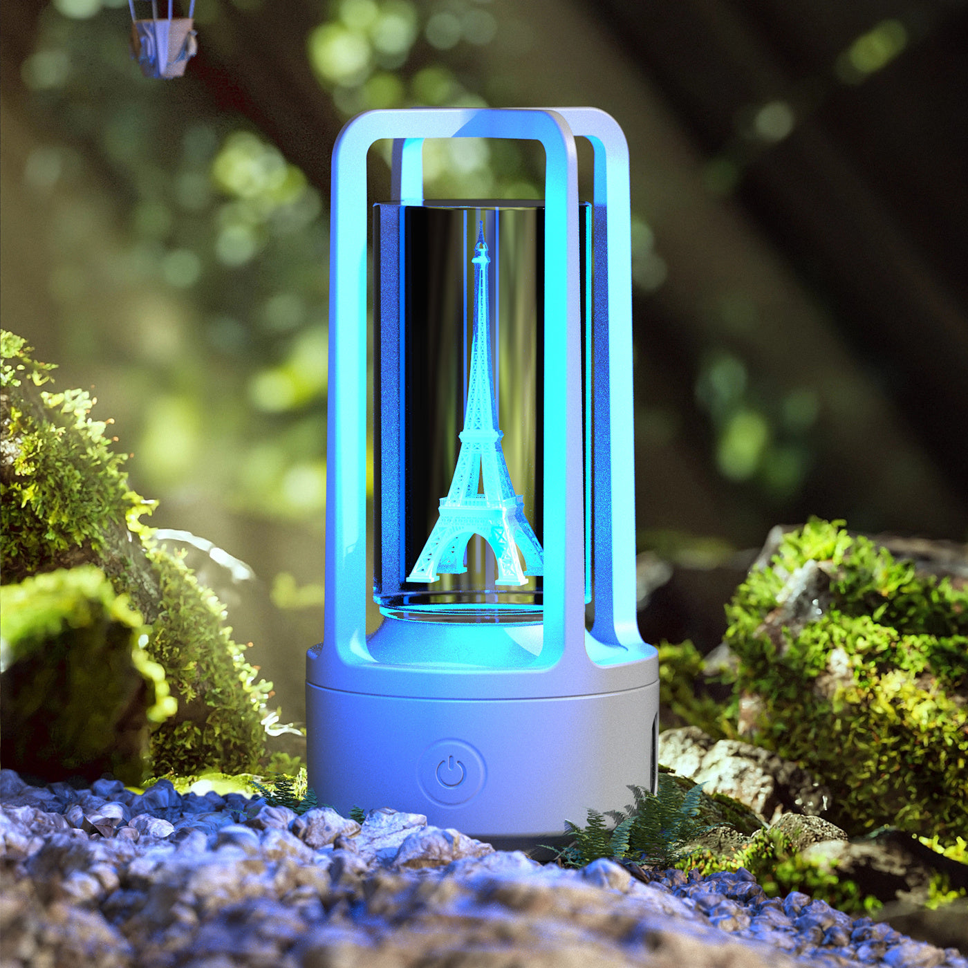 Creative 2-in-1 Crystal Lamp & Bluetooth Speaker – Touch Night Light Gift