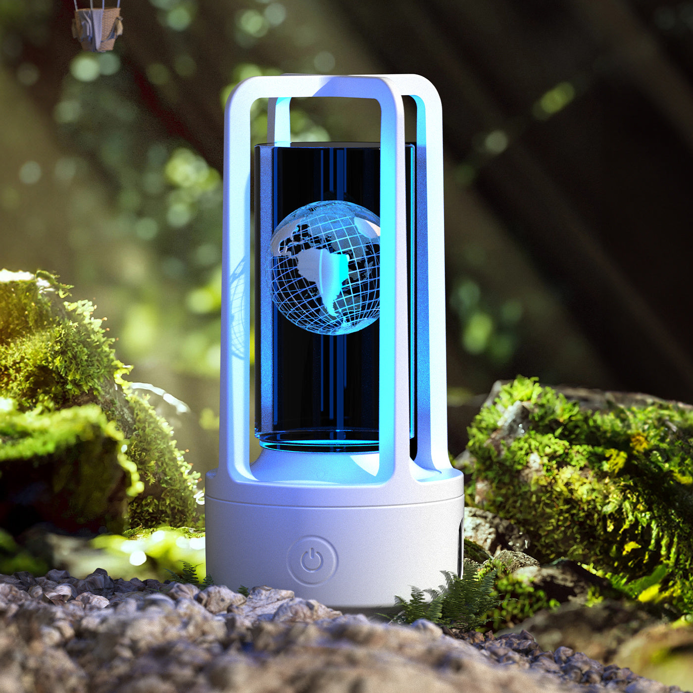 Creative 2-in-1 Crystal Lamp & Bluetooth Speaker – Touch Night Light Gift
