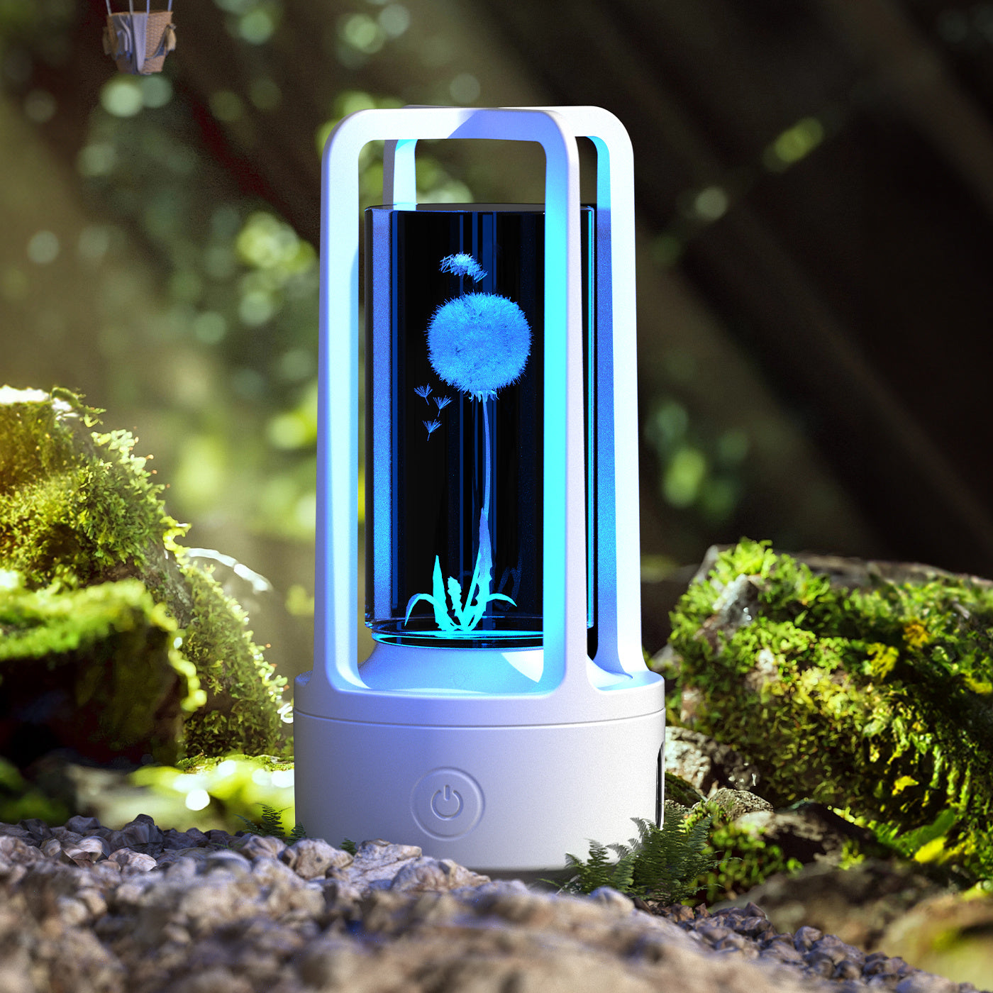 Creative 2-in-1 Crystal Lamp & Bluetooth Speaker – Touch Night Light Gift