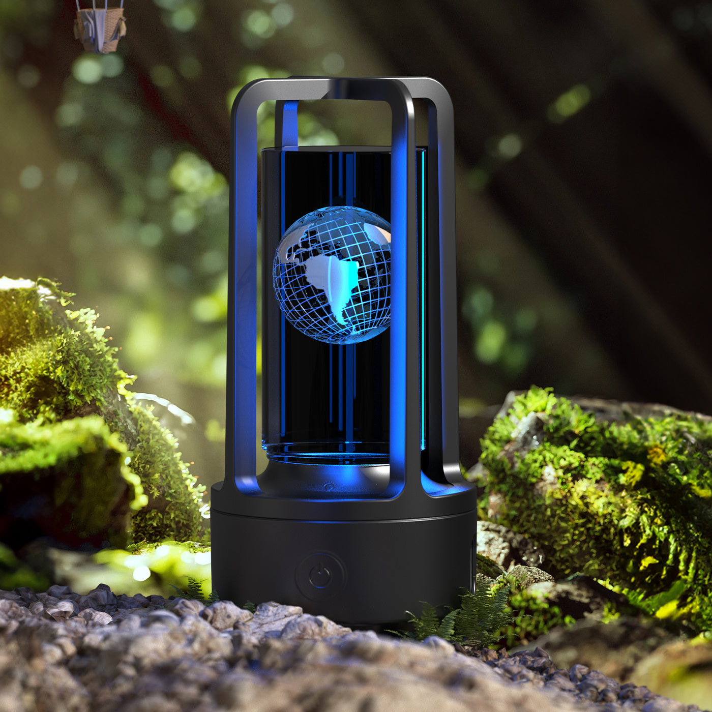 Creative 2-in-1 Crystal Lamp & Bluetooth Speaker – Touch Night Light Gift