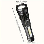 Two Pack A76 Flashlights – Outdoor & Emergency LED Torch Set