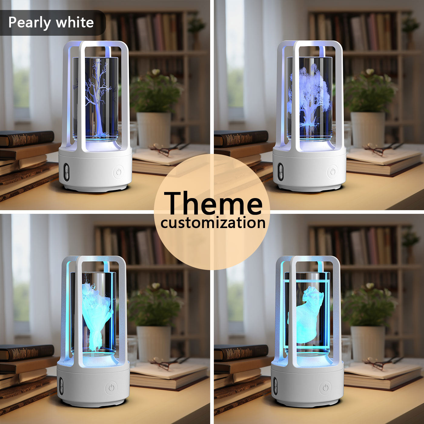 Creative 2-in-1 Crystal Lamp & Bluetooth Speaker – Touch Night Light Gift