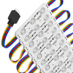 RGB LED Injection Module Light – 3-Lamp, 12V, IP65, No Remote