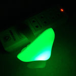 LED Mushroom Night Light with Sensor, Warm White EU/US Plug Wall Lamp