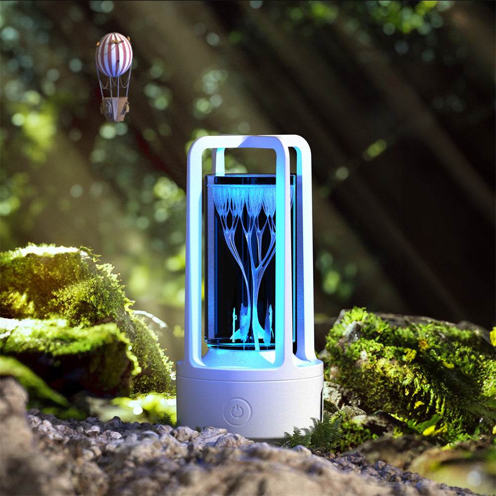 Creative 2-in-1 Crystal Lamp & Bluetooth Speaker – Touch Night Light Gift