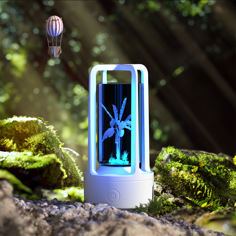 Creative 2-in-1 Crystal Lamp & Bluetooth Speaker – Touch Night Light Gift
