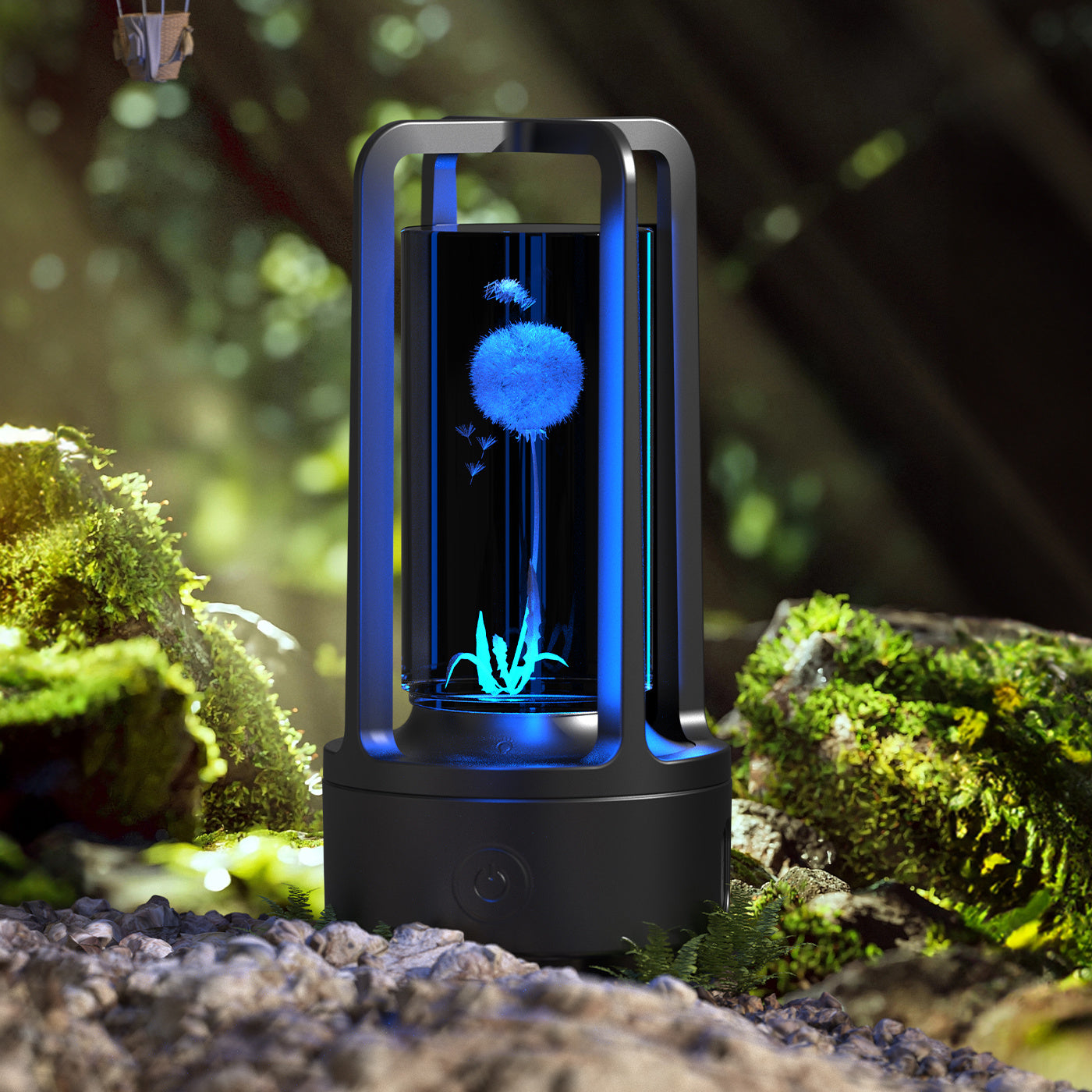 Creative 2-in-1 Crystal Lamp & Bluetooth Speaker – Touch Night Light Gift