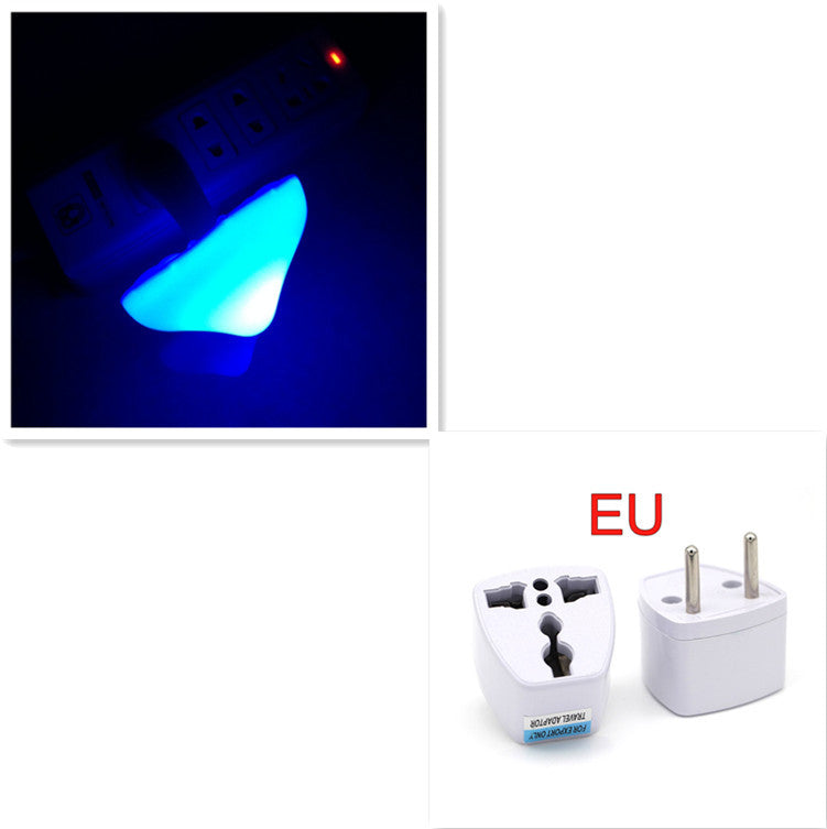 LED Mushroom Night Light with Sensor, Warm White EU/US Plug Wall Lamp