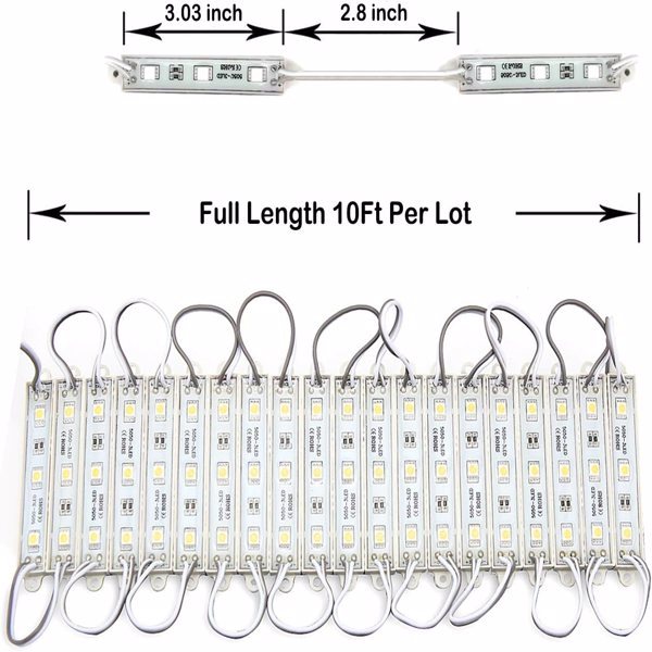 LED Waterproof Module Light – 60 LEDs, 12V IP65 Strip