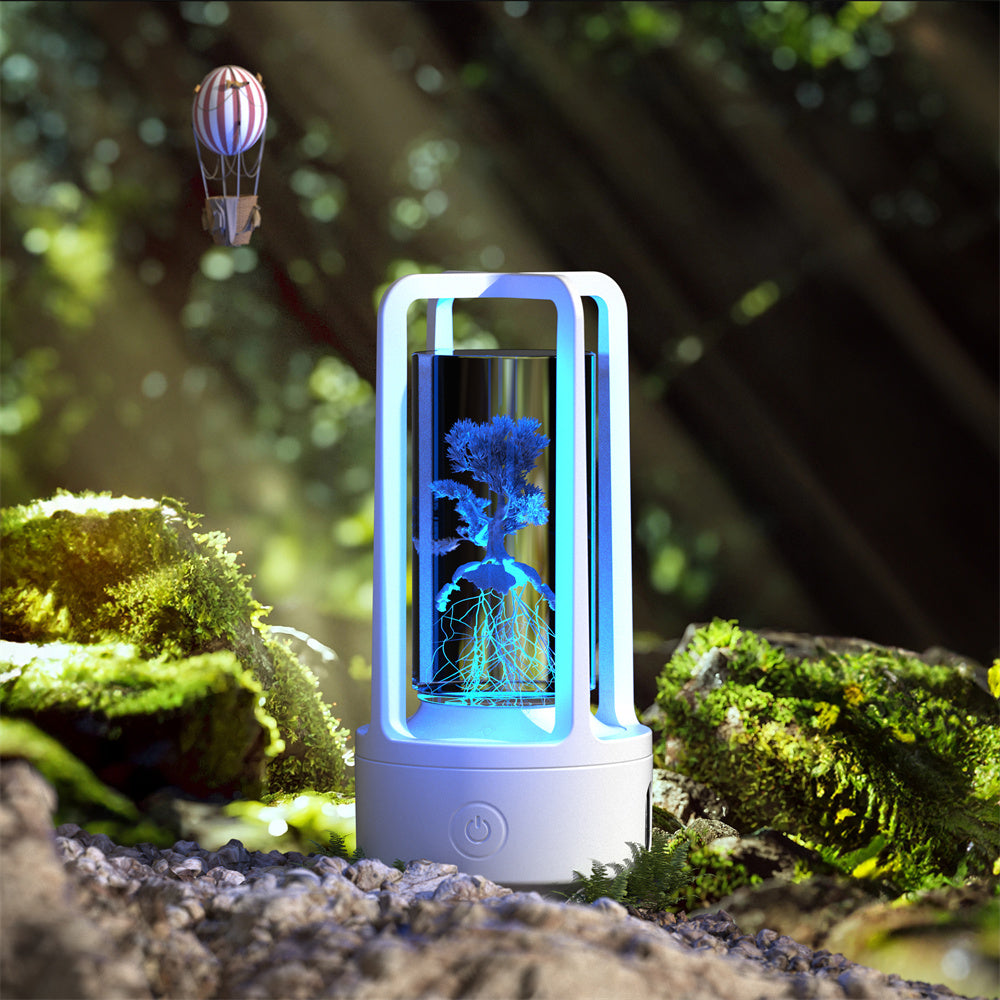 Creative 2-in-1 Crystal Lamp & Bluetooth Speaker – Touch Night Light Gift