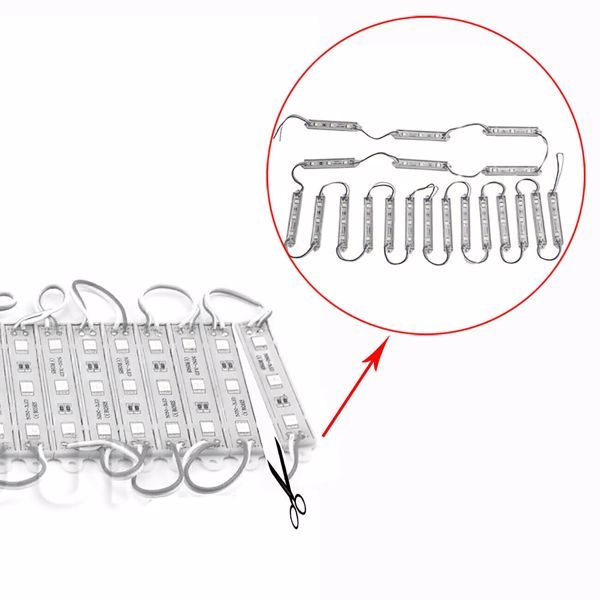LED Waterproof Module Light – 60 LEDs, 12V IP65 Strip
