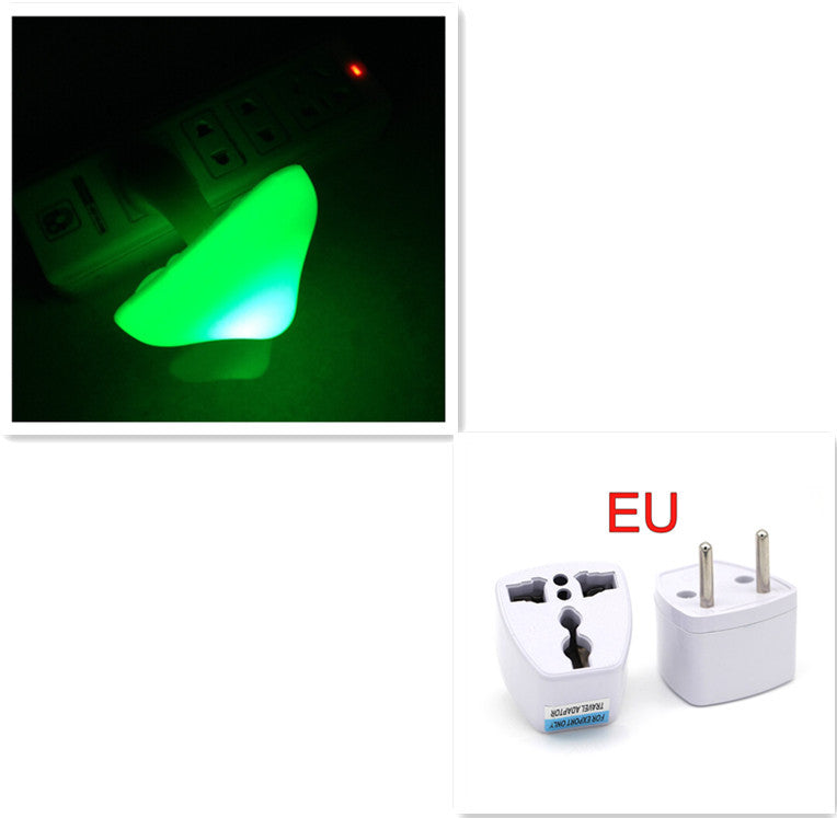 LED Mushroom Night Light with Sensor, Warm White EU/US Plug Wall Lamp