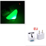 LED Mushroom Night Light with Sensor, Warm White EU/US Plug Wall Lamp