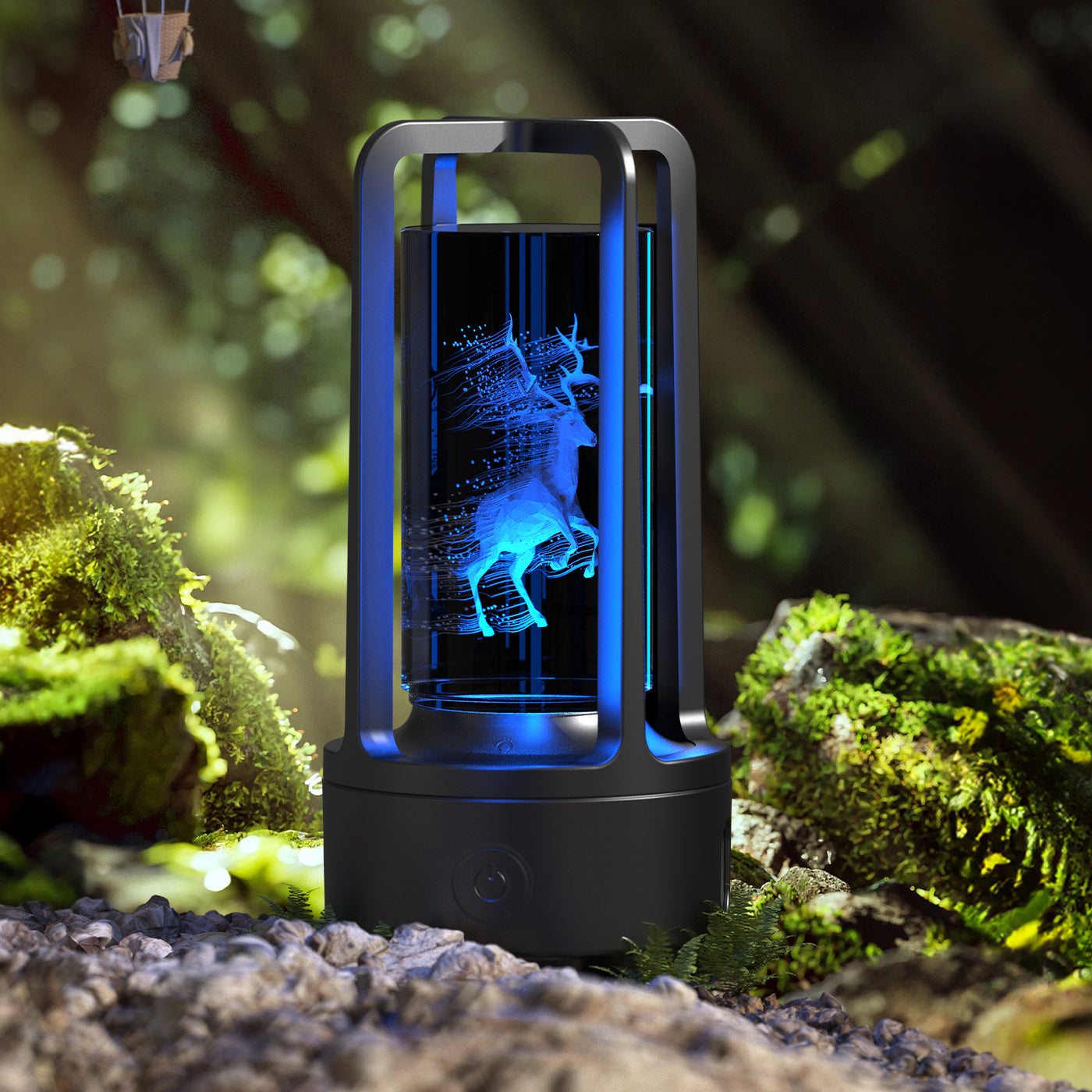 Creative 2-in-1 Crystal Lamp & Bluetooth Speaker – Touch Night Light Gift