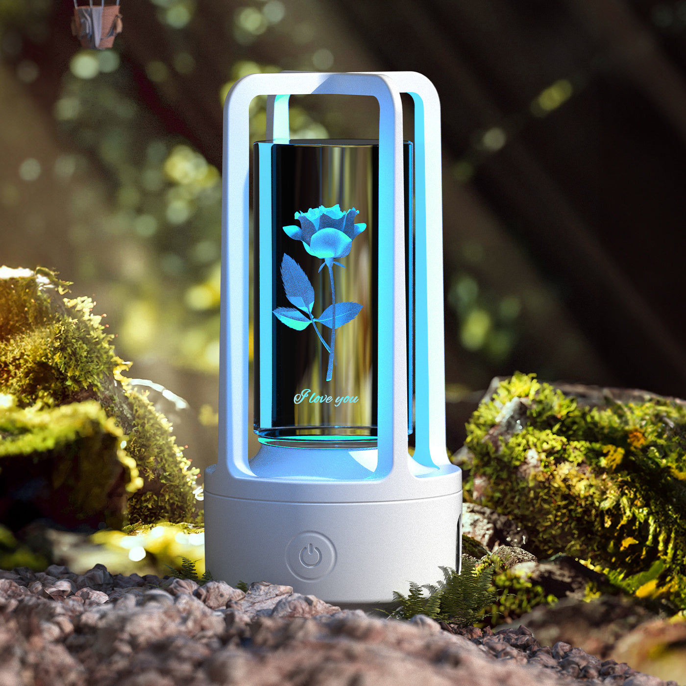 Creative 2-in-1 Crystal Lamp & Bluetooth Speaker – Touch Night Light Gift